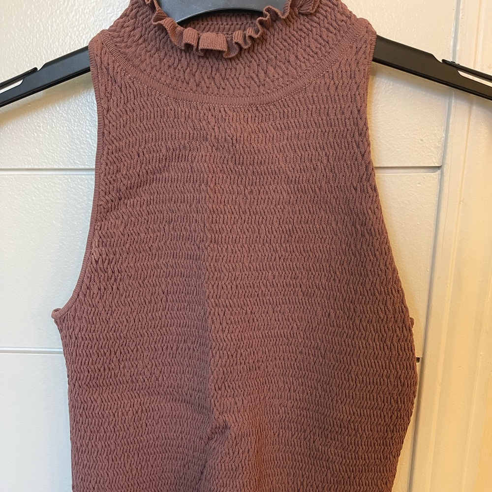 Zara sleeveless turtleneck, size medium